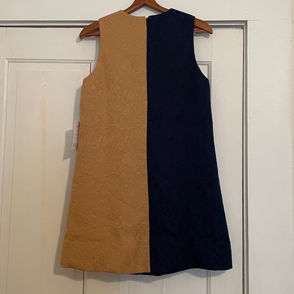 New Mestiza Etta Mini Dress size 6 in Navy/ Tan - Picture 9 of 17